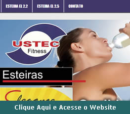 Website da Ustec Fitness em Itatiba