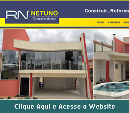 Website da Netuno Construtora em Itupeva