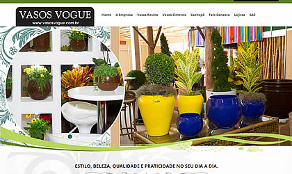 Website Vasos Vogue Itatiba